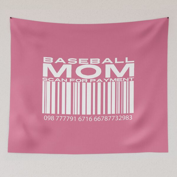 Item preview, Baseball Mom Scan For Payment | Baseball Mommy | Baseball Parent (Black Lettering Available) designed and sold by Wavecrest Wearables.