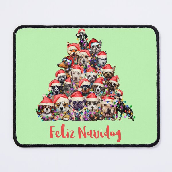 Item preview, Feliz Navidog tree - fun and quirky designed and sold by hardscuffle.