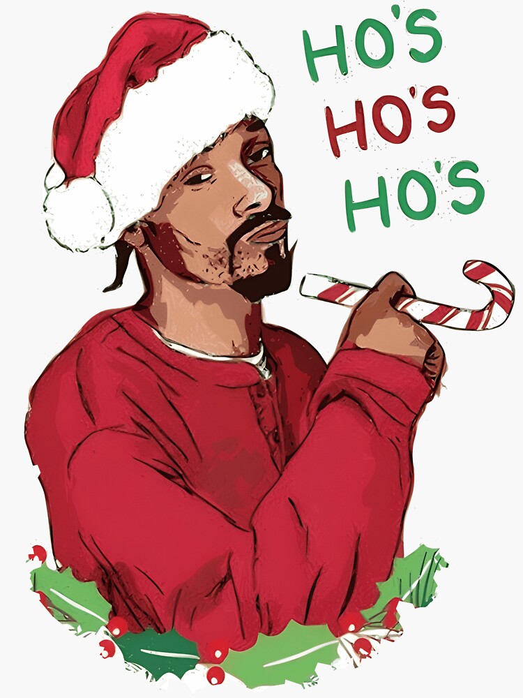 "Snoop Dogg Christmas" Sticker for Sale by Fionaaker Redbubble