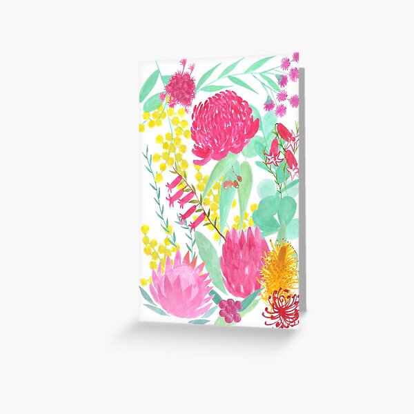 Australian Botanical Greeting Card
