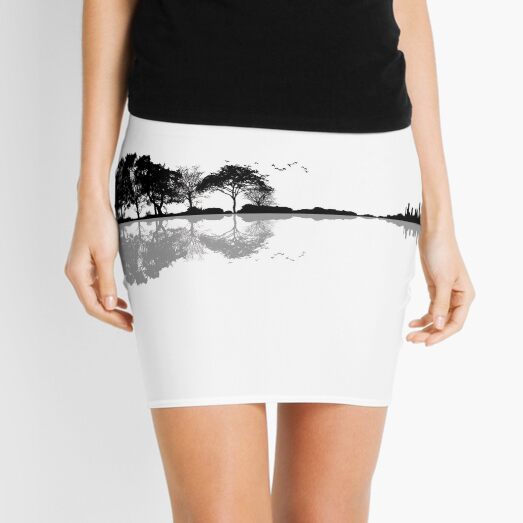 Nature Guitar Mini Skirt