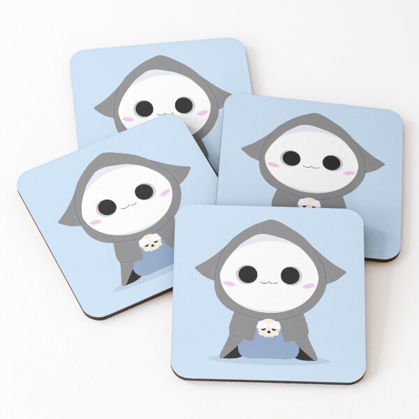 Item preview, Kawaii Grim Reaper Cat Thana designed and sold by DodgeTheHammer.