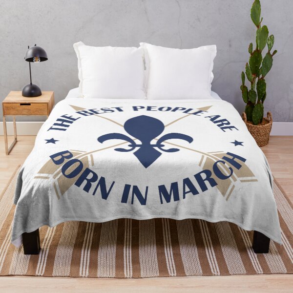 Item preview, The Best People Are Born In March Birthday Typography designed and sold by bolimj.