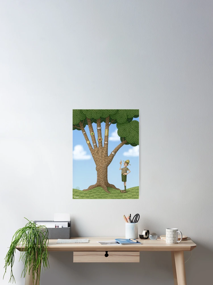 Thumbnail 2 of 3, Poster, "Tree Rings" designed and sold by ScottHarrell.