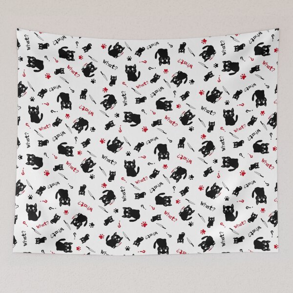 Item preview, Funny Cat & Knife Red designed and sold by GyngerGarza.