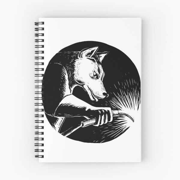 Item preview, Dingo Dog Welder Scratchboard designed and sold by patrimonio.