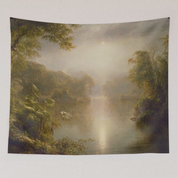 Item preview, El Rio de Luz (The River of Light) | Frederic Edwin Church | 1877 South American Landscape Art designed and sold by CJET.