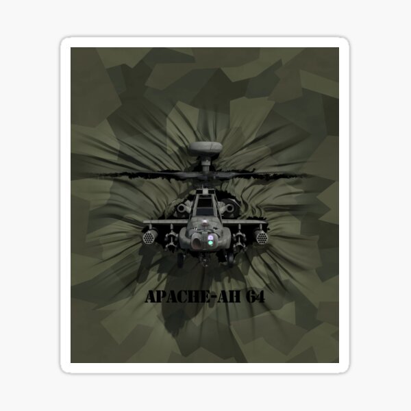 Vista previa del artículo con la obra «Helicóptero Apache AH-64», diseñado y vendido por DavidPenfound.