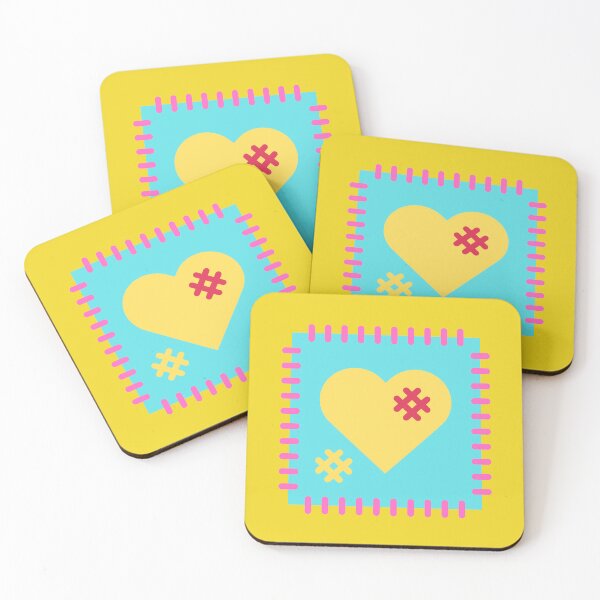 Item preview, Heart Shape Patchwork Pattern Design designed and sold by designforum1968.