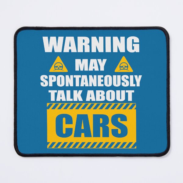 Item preview, Warning May Spontaneously Talk About CARS designed and sold by Froyd Wess.