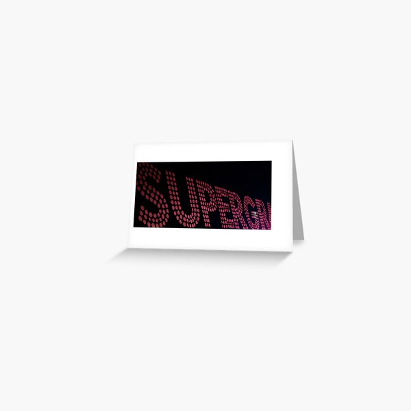 SUPERGRASS Greeting Card