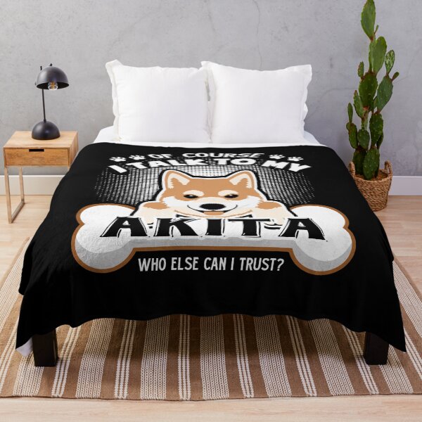 Item preview, Of Course I Talk To My Akita designed and sold by UnknownArtistt.