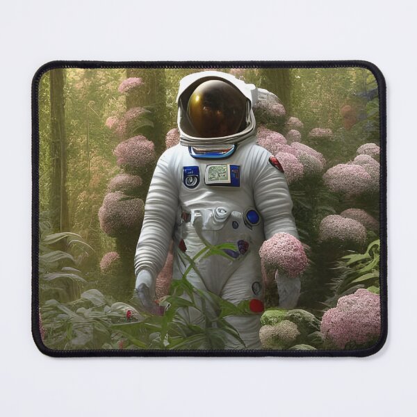 Item preview, Astronaut in forest designed and sold by TheAIShop.