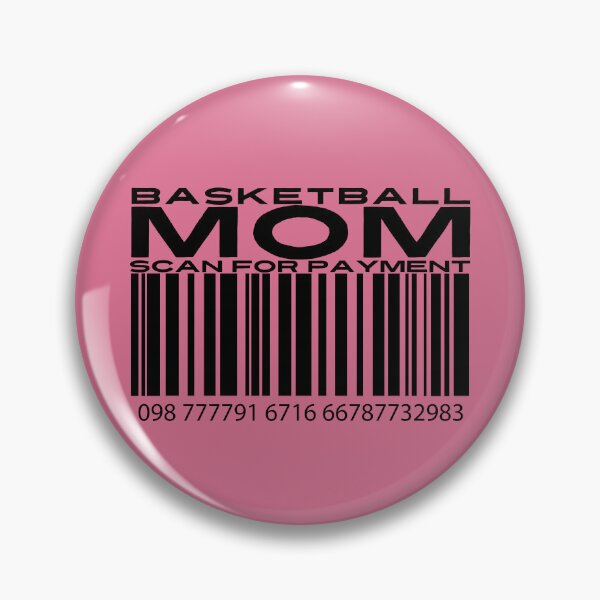 Item preview, Basketball Mom Scan For Payment | Basketball Mommy | Basketball Parent (White Lettering Available) designed and sold by Wavecrest Wearables.