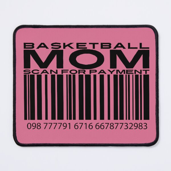 Item preview, Basketball Mom Scan For Payment | Basketball Mommy | Basketball Parent (White Lettering Available) designed and sold by Wavecrest Wearables.