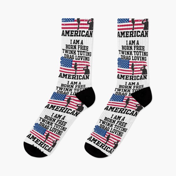 Item preview, I Am A Born Free, Twink Toting, Drag Loving American designed and sold by Picket Club.