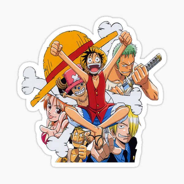 Straw Hat Pirates Characters One Piece Wan Pīsu Anime Grunge Border Poster  Design | Gift T-Shirt | Anime T-Shirt | Kids T-Shirt