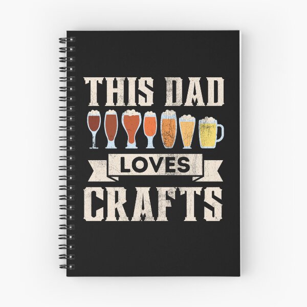 Item preview, This Dad Loves Crafts Beer Drinking Funny Pun designed and sold by DetourShirts.
