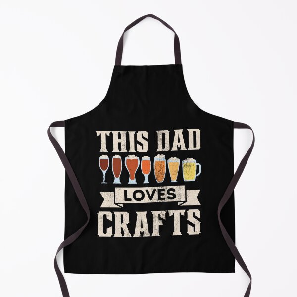 Item preview, This Dad Loves Crafts Beer Drinking Funny Pun designed and sold by DetourShirts.