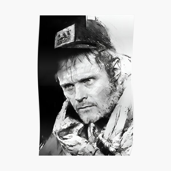 &ldquo;Jerry Reed black and white sketch art print&rdquo; Poster for Sale by
