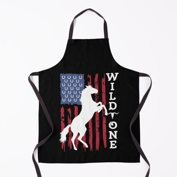 Item preview, Wild One Horse American Flag USA designed and sold by DetourShirts.