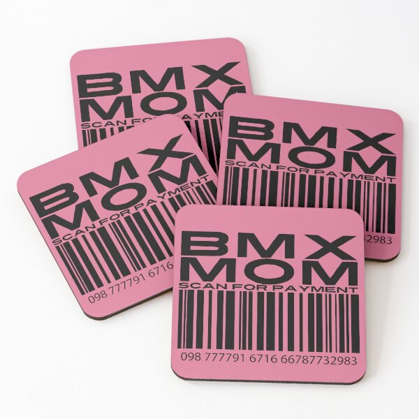 Item preview, BMX Mom Scan For Payment | BMX Mom | BMX Bike (White Lettering Available) designed and sold by Wavecrest Wearables.