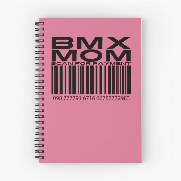 Item preview, BMX Mom Scan For Payment | BMX Mom | BMX Bike (White Lettering Available) designed and sold by Wavecrest Wearables.