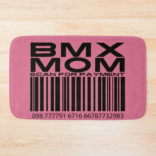 Item preview, BMX Mom Scan For Payment | BMX Mom | BMX Bike (White Lettering Available) designed and sold by Wavecrest Wearables.