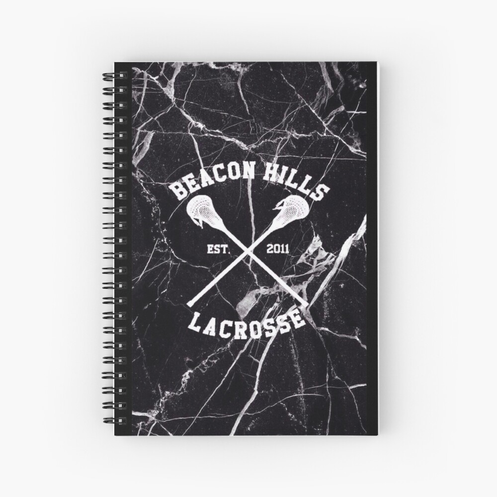 "Beacon Hills Lacrosse Teen Wolf" Spiral Notebook for Sale by