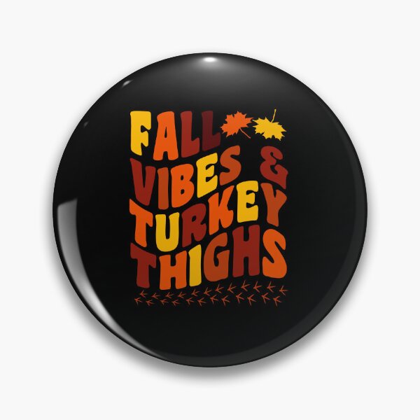 Item preview, Retro Groovy Wavy Vintage Fall Vibes and Turkey Thighs Thanksgiving designed and sold by MacAndMoose.