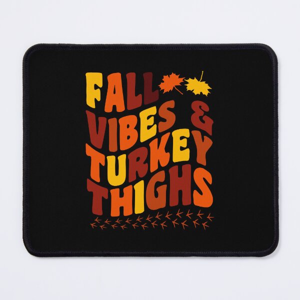 Item preview, Retro Groovy Wavy Vintage Fall Vibes and Turkey Thighs Thanksgiving designed and sold by MacAndMoose.