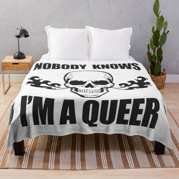 Item preview, Nobody Knows I'm A Queer - Funny LGBT Meme designed and sold by Picket Club.