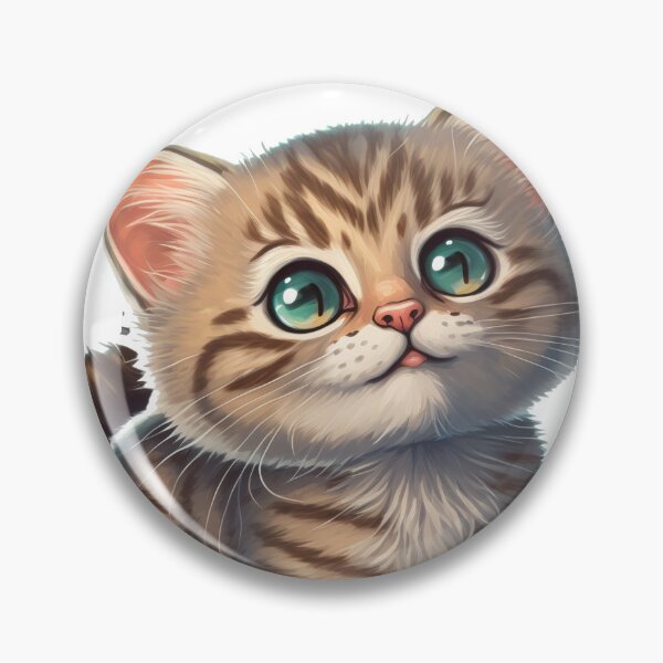 Item preview, Cute Kitten Looking At New Owner designed and sold by jgvisualarts.
