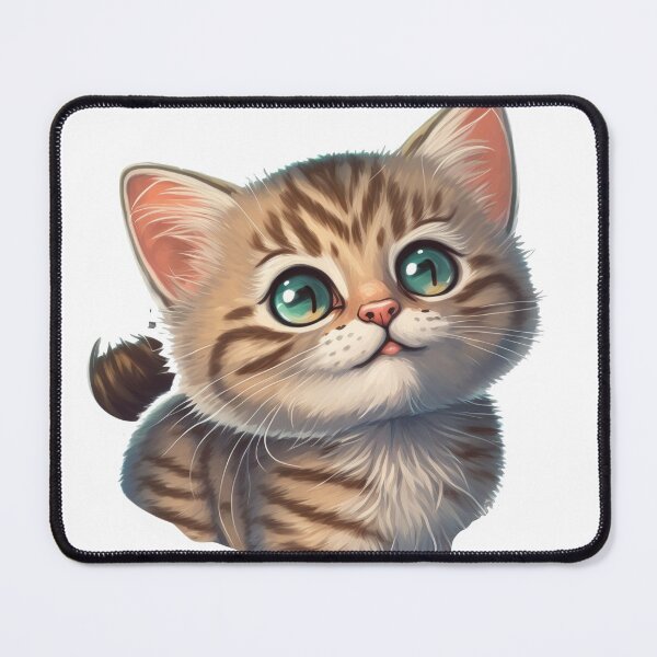 Item preview, Cute Kitten Looking At New Owner designed and sold by jgvisualarts.
