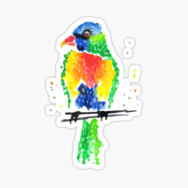 Rainbow Lorikeet Sticker