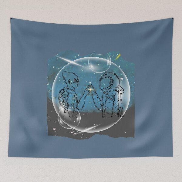 Item preview, Intelligent life meets in the cosmos designed and sold by rocklegends99.