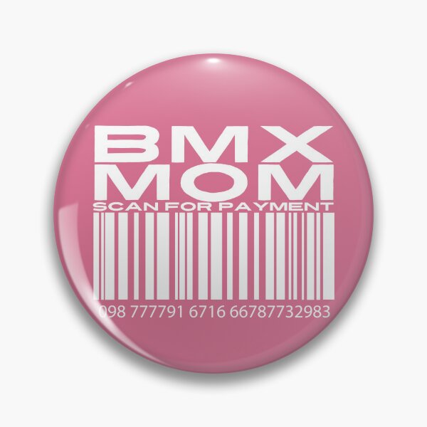 Item preview, BMX Mom Scan For Payment | BMX Mom | BMX Bike (Black Lettering Available) designed and sold by Wavecrest Wearables.