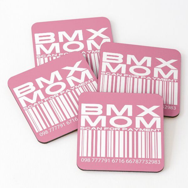 Item preview, BMX Mom Scan For Payment | BMX Mom | BMX Bike (Black Lettering Available) designed and sold by Wavecrest Wearables.