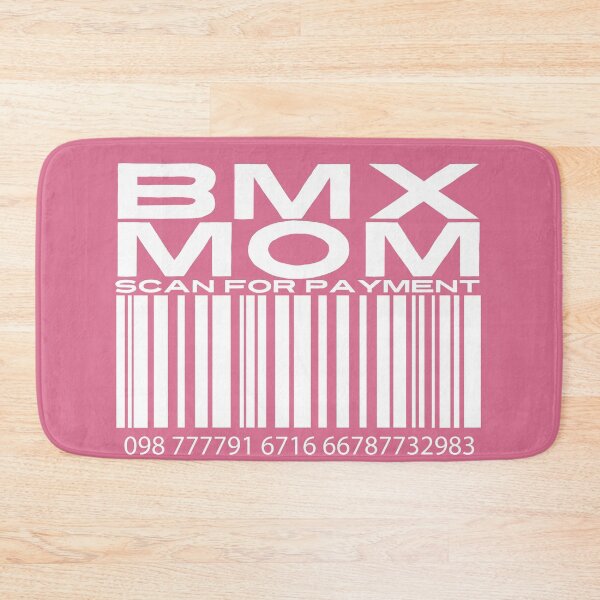 Item preview, BMX Mom Scan For Payment | BMX Mom | BMX Bike (Black Lettering Available) designed and sold by Wavecrest Wearables.