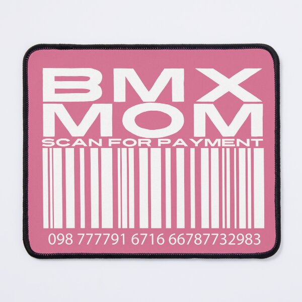 Item preview, BMX Mom Scan For Payment | BMX Mom | BMX Bike (Black Lettering Available) designed and sold by Wavecrest Wearables.