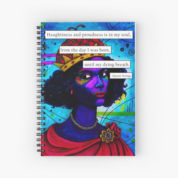Queen Nizinga Spiral Notebook