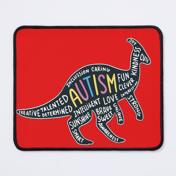 Item preview, Dinosaur Autism Acceptance Positive Attributes designed and sold by BeansHotTees.