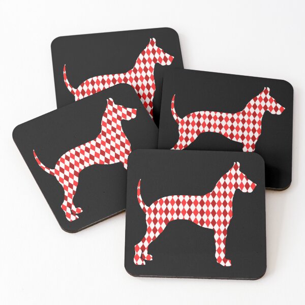 Item preview, Red Harlequin Great Dane Silhouette designed and sold by Deborah Camp.