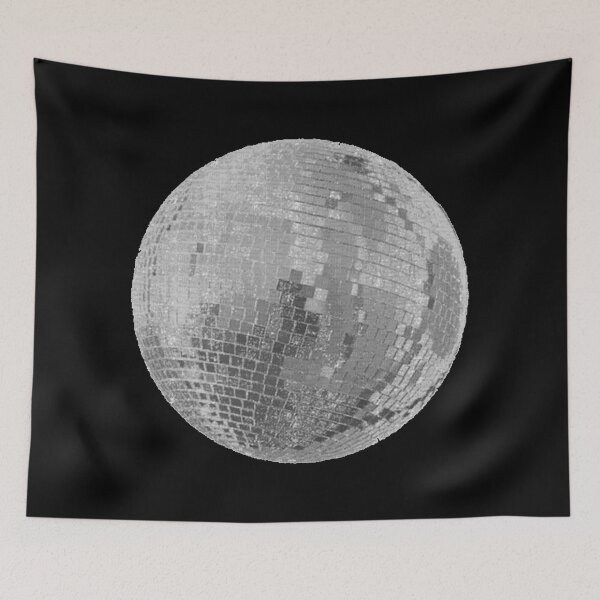 Item preview, silver glitter disco ball designed and sold by kasiegillette.