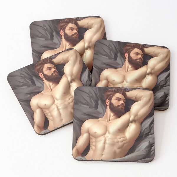 Item preview, Sleeping Hunk With a Nice Beard designed and sold by withdiamonds.