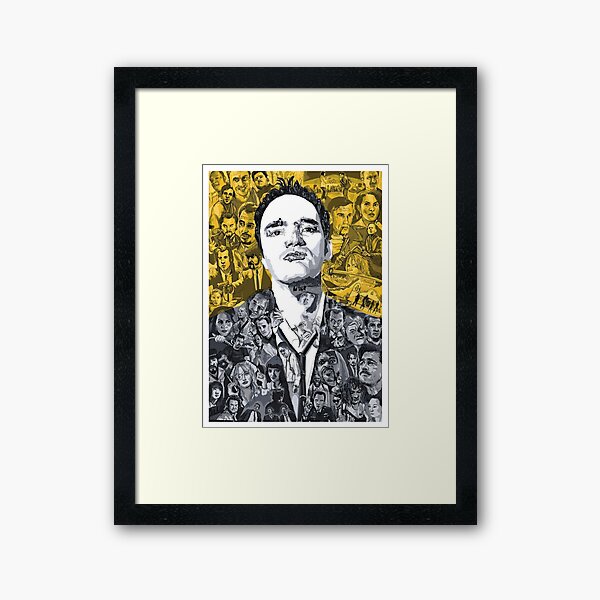 Tarantino's mind Framed Art Print