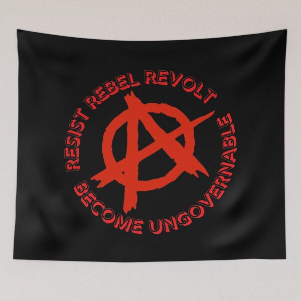 Item preview, Anarchist  become ungovernable  tshirt stickers  designed and sold by Pugnaciousprint.