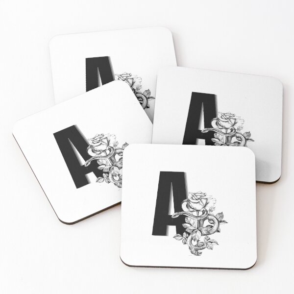 Item preview, A Botanical Monogram. Peony snake floral letter designed and sold by Emotionsy.
