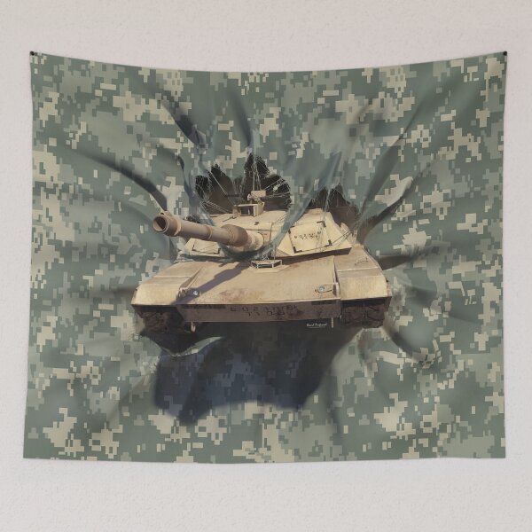 Item preview, M1 Abrams Tank Break through designed and sold by DavidPenfound.