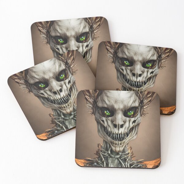 Item preview, Scary Skeleton Creature with Jeweled Eyes designed and sold by DefyTheFates.
